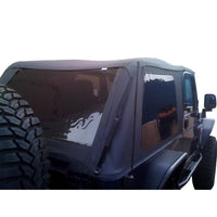 Rampage 1997-2006 Jeep Wrangler(TJ) Excludes LJ Unlimited Frameless Soft Top Kit - Black Diamond - Roofs & Roof