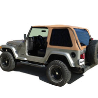 Rampage 1997-2006 Jeep Wrangler(TJ) Frameless Soft Top Kit - Spice - Roofs & Roof Accessories