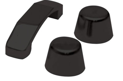 Rampage 1997-2006 Jeep Wrangler(TJ) Hood Footman Loop - Black - Exterior Styling