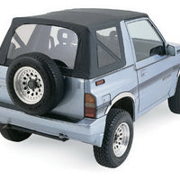 Rampage 1999-2004 Chevy Tracker Soft Top OEM Replacement - Black Diamond - Roofs & Roof Accessories