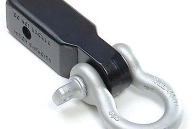 Rampage 1999-2019 Universal D-Ring Receiver Hitch - Black - Winches & Hitches