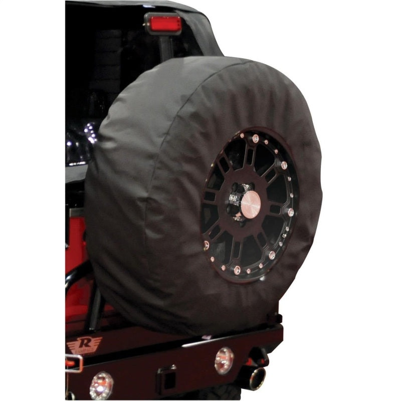Rampage 1999-2019 Universal Tire Cover With 17 Inch Window - Black Diamond - Exterior Styling