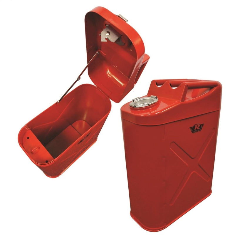 Rampage 1999-2019 Universal Trail Can Storage Box - Red - Winches & Hitches