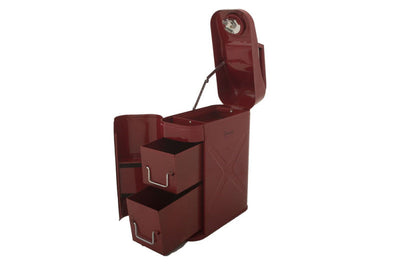 Rampage 1999-2019 Universal Trail Can Utility/Tool Box - Red - Winches & Hitches