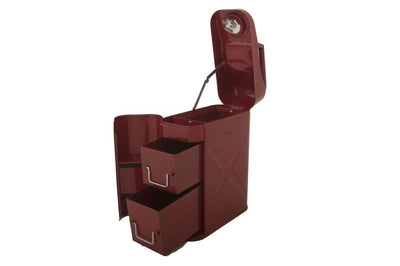 Rampage 1999-2019 Universal Trail Can Utility/Tool Box - Red - Winches & Hitches