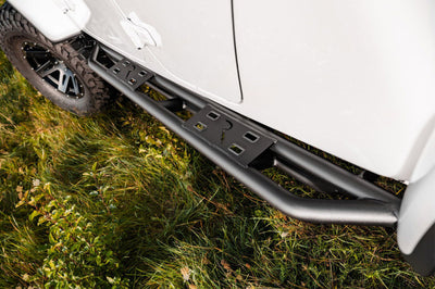 Rampage 20-22 Jeep Gladiator SRS Sidebar Rock Crawler Steps - Black - Nerf Bars & Running Boards