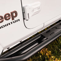 Rampage 20-22 Jeep Gladiator SRS Sidebar Rock Crawler Steps - Black - Nerf Bars & Running Boards