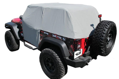 Rampage 2007-2018 Jeep Wrangler(JK) Cab Cover With Door Flaps - Grey - Exterior Styling