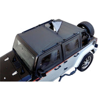 Rampage 2007-2018 Jeep Wrangler(JK) Combo Sun Brief/Safari Top - Black Diamond - Roofs & Roof Accessories