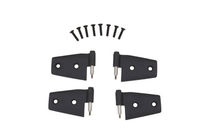 Rampage 2007-2018 Jeep Wrangler(JK) Door Hinges - Black - Exterior Styling