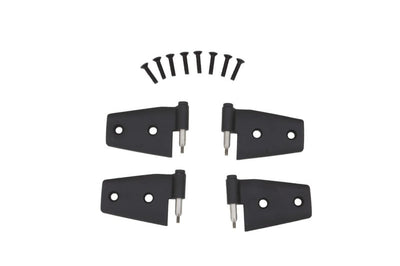 Rampage 2007-2018 Jeep Wrangler(JK) Door Hinges - Black - Exterior Styling