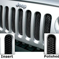 Rampage 2007-2018 Jeep Wrangler(JK) Grille 3D Single Piece - Black - Bumpers Grilles & Guards