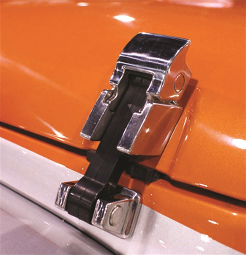 Rampage 2007-2018 Jeep Wrangler(JK) Hood Catch - Stainless - Exterior Styling