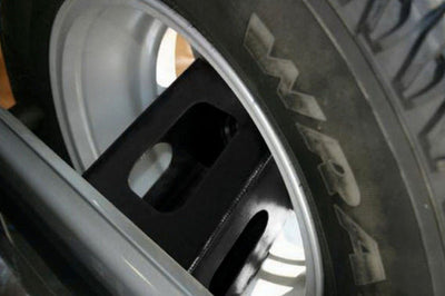 Rampage 2007-2018 Jeep Wrangler(JK) Rear Tire Mount Kit - Black - Bumpers Grilles & Guards