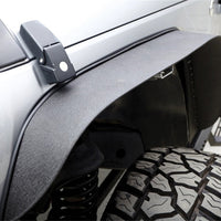 Rampage 2007-2018 Jeep Wrangler(JK) Steel Fender Flares - Slim - Black - & Trim