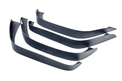 Rampage 2007-2018 Jeep Wrangler(JK) Steel Fender Flares - Slim - Black - & Trim