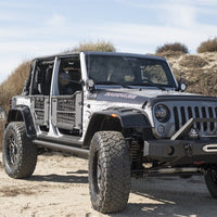 Rampage 2007-2018 Jeep Wrangler(JK) Trailguard Front Bumper - Black - Bumpers Grilles & Guards