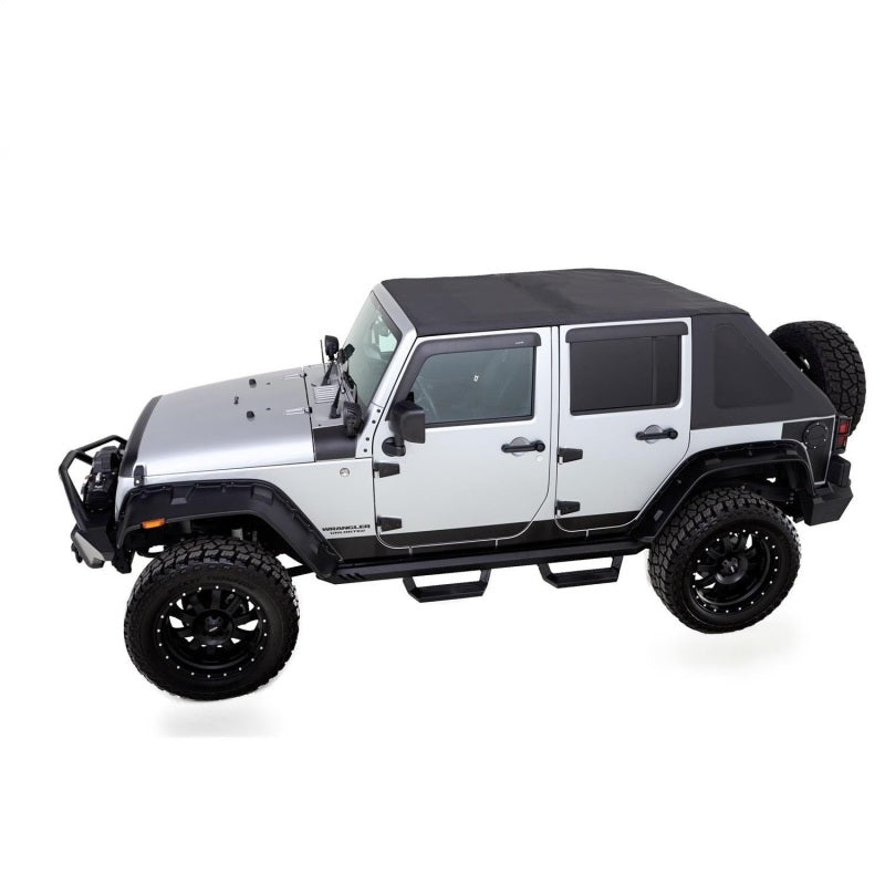 Rampage 2007-2018 Jeep Wrangler(JK) Trailview Fastback - Black Diamond (2 Door) - Roofs & Roof Accessories