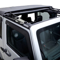 Rampage 2007-2018 Jeep Wrangler(JK) Trailview Fastback - Black Diamond (2 Door) - Roofs & Roof Accessories