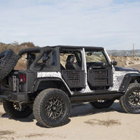 Rampage 2007-2018 Jeep Wrangler(JK) Unlimited 4-Door Trailview Tonneau Top - Black Diamond - Roofs & Roof Accessories