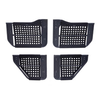 Rampage 2007-2018 Jeep Wrangler(JK) Unlimited 4-Door Tube Doors With Netting - Black - Exterior Styling