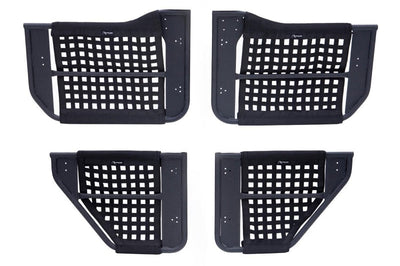 Rampage 2007-2018 Jeep Wrangler(JK) Unlimited 4-Door Tube Doors With Netting - Black - Exterior Styling