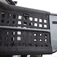 Rampage 2007-2018 Jeep Wrangler(JK) Unlimited 4-Door Tube Doors With Netting - Black - Exterior Styling