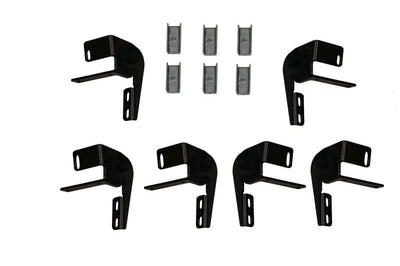 Rampage 2007-2018 Jeep Wrangler(JK) Unlimited Bracket Kit Xtremeline/Patriot - Black - Fabrication