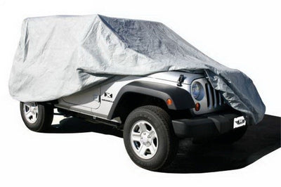 Rampage 2007-2018 Jeep Wrangler(JK) Unlimited Car Cover - Grey - Exterior Styling