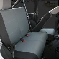 Rampage 2007-2018 Jeep Wrangler(JK) Unlimited Custom Fit Seat Cover - Black/Grey - Body Armor & Protection