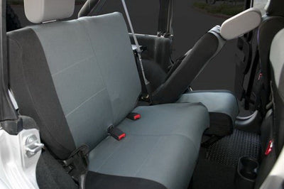 Rampage 2007-2018 Jeep Wrangler(JK) Unlimited Custom Fit Seat Cover - Black/Grey - Body Armor & Protection