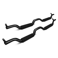 Rampage 2007-2018 Jeep Wrangler(JK) Unlimited Side Bar Drop Step Slimline - Black - Nerf Bars & Running Boards
