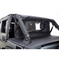 Rampage 2007-2018 Jeep Wrangler(JK) Windbreaker - Black Diamond - Exterior Styling