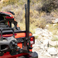 Rampage 2007-2019 Jeep Wrangler(JL) Offroad Jack Mount - Black - Winches & Hitches