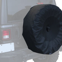 Rampage 2018-2019 Jeep Wrangler(JL) Sport 2-Door Tire Cover w/Camera Slot 30in-32in - Black - Exterior Styling