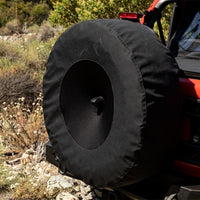 Rampage 2018-2019 Jeep Wrangler(JL) Sport 2-Door Tire Cover w/Camera Slot 30in-32in - Black - Exterior Styling