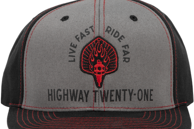 Highway 21 Ranger Hat Black/grey - Black/Grey / One Size Fits Most - Harddrive Products