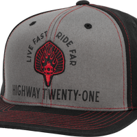 Highway 21 Ranger Hat Black/grey - Black/Grey / One Size Fits Most - Harddrive Products