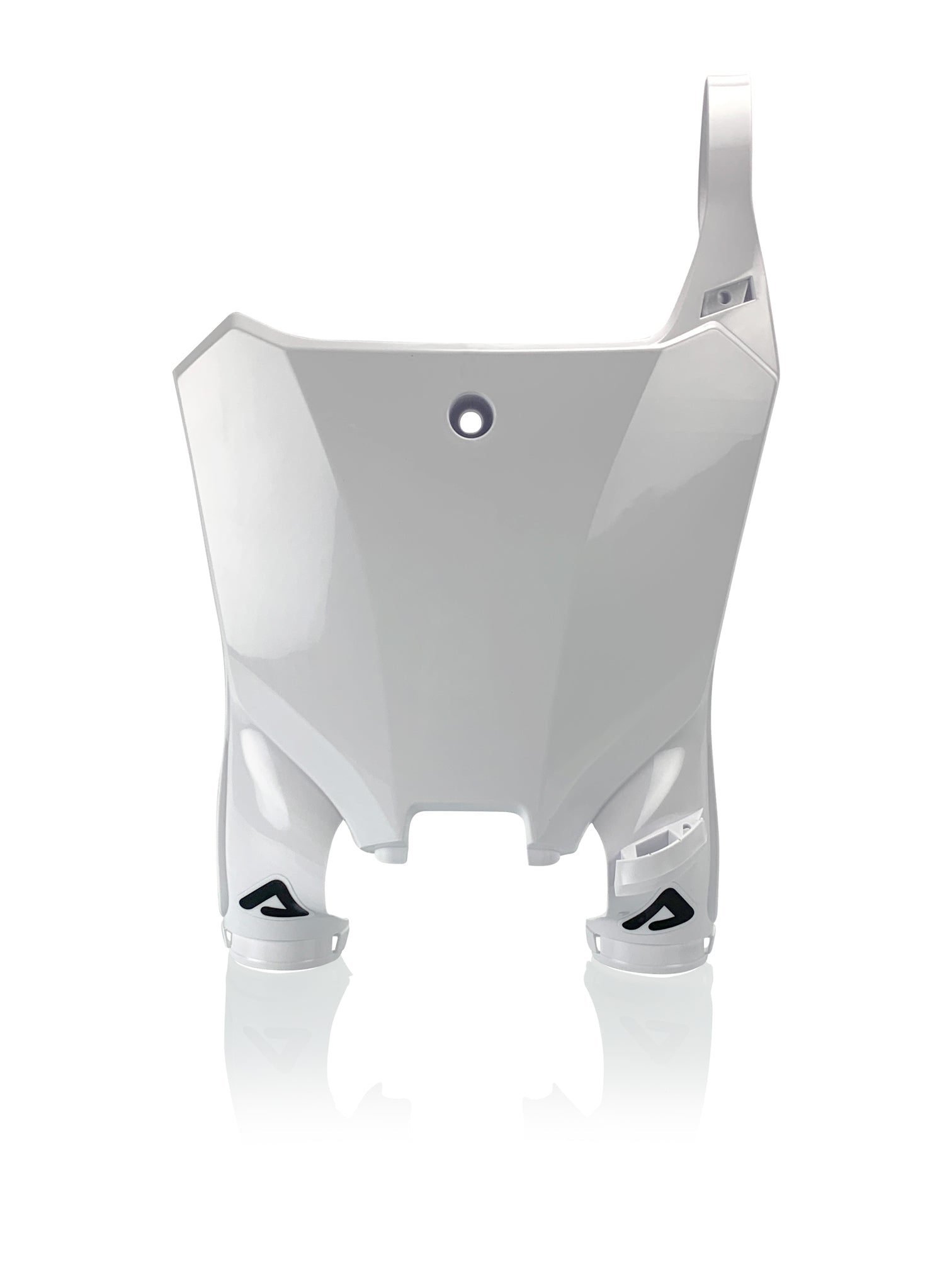 Acerbis Raptor Front Number Plate Green Kaw - White - Offroad Collection