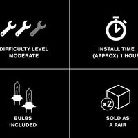 Raxiom 05-09 Ford Mustang GT V6 Axial Series CCFL Halo Projector Headlight- Blk Housing (Smkd Lens) - Lights