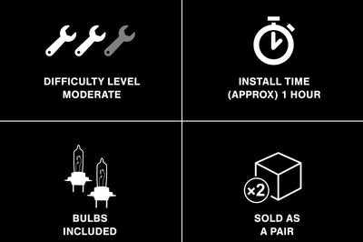 Raxiom 05-09 Ford Mustang GT V6 Axial Series CCFL Halo Projector Headlight- Blk Housing (Smkd Lens) - Lights