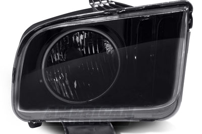 Raxiom 05-09 Ford Mustang GT V6 Axial Series CCFL Halo Projector Headlight- Blk Housing (Smkd Lens) - Lights
