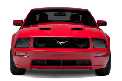 Raxiom 05-09 Ford Mustang GT V6 Axial Series CCFL Halo Projector Headlight- Blk Housing (Smkd Lens) - Lights