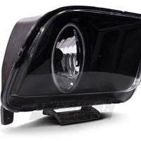 Raxiom 05-09 Ford Mustang GT V6 Axial Series CCFL Halo Projector Headlight- Blk Housing (Smkd Lens) - Lights
