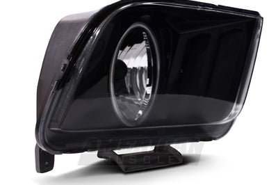 Raxiom 05-09 Ford Mustang GT V6 Axial Series CCFL Halo Projector Headlight- Blk Housing (Smkd Lens) - Lights