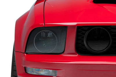 Raxiom 05-09 Ford Mustang GT V6 Axial Series CCFL Halo Projector Headlight- Blk Housing (Smkd Lens) - Lights