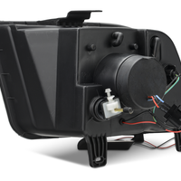 Raxiom 05-09 Ford Mustang Halogen 2010 Style LED Halo Headlights-Blk Hsng(Clear Lens/Excludes GT500) - Lights