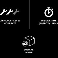 Raxiom 05-09 Ford Mustang Halogen 2010 Style LED Halo Headlights-Blk Hsng(Clear Lens/Excludes GT500) - Lights