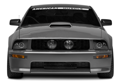 Raxiom 05-09 Ford Mustang Halogen 2010 Style LED Halo Headlights-Blk Hsng(Clear Lens/Excludes GT500) - Lights