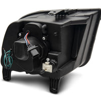 Raxiom 05-09 Ford Mustang w/ Halogen Prjctor Headlights- Black Housing (Clear Lens) (No GT500) Lights